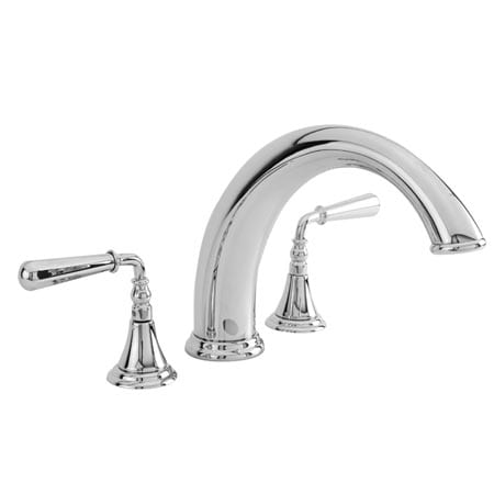 Newport Brass Tub Faucet, Matte White, Deck 3-1746/52